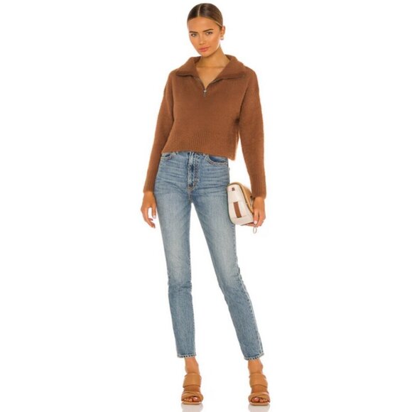 💕CAMILA COELHO💕 Jaelyn Pullover ~ Toffee Brown Medium - Picture 6 of 16